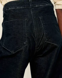 Clearance Sessùn Hudvelvet Navy