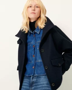 Shop Sessùn Lee wooly Navy