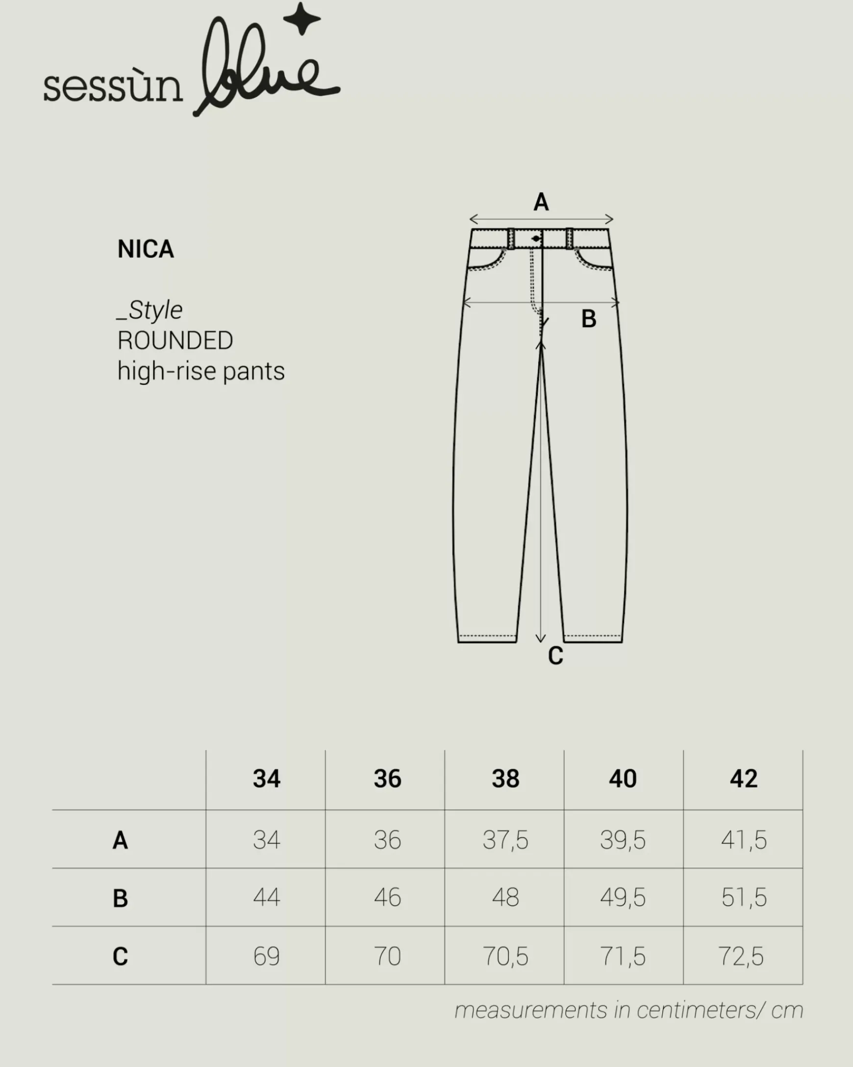 Outlet Sessùn Nica DenimBlue